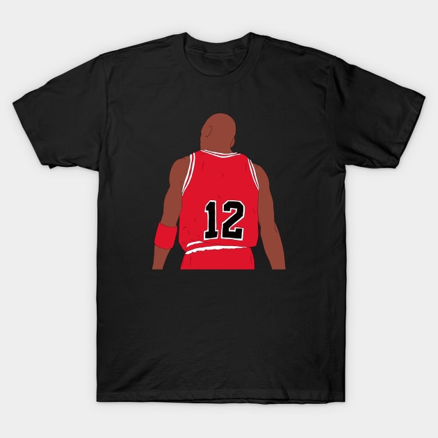 Michael Jordan Stolen Jersey Back-To T-Shirt by rattraptees